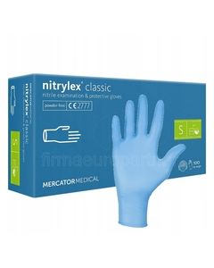 Mercator Medical gloves, Nitrylex® PF, 100 pcs, size S
